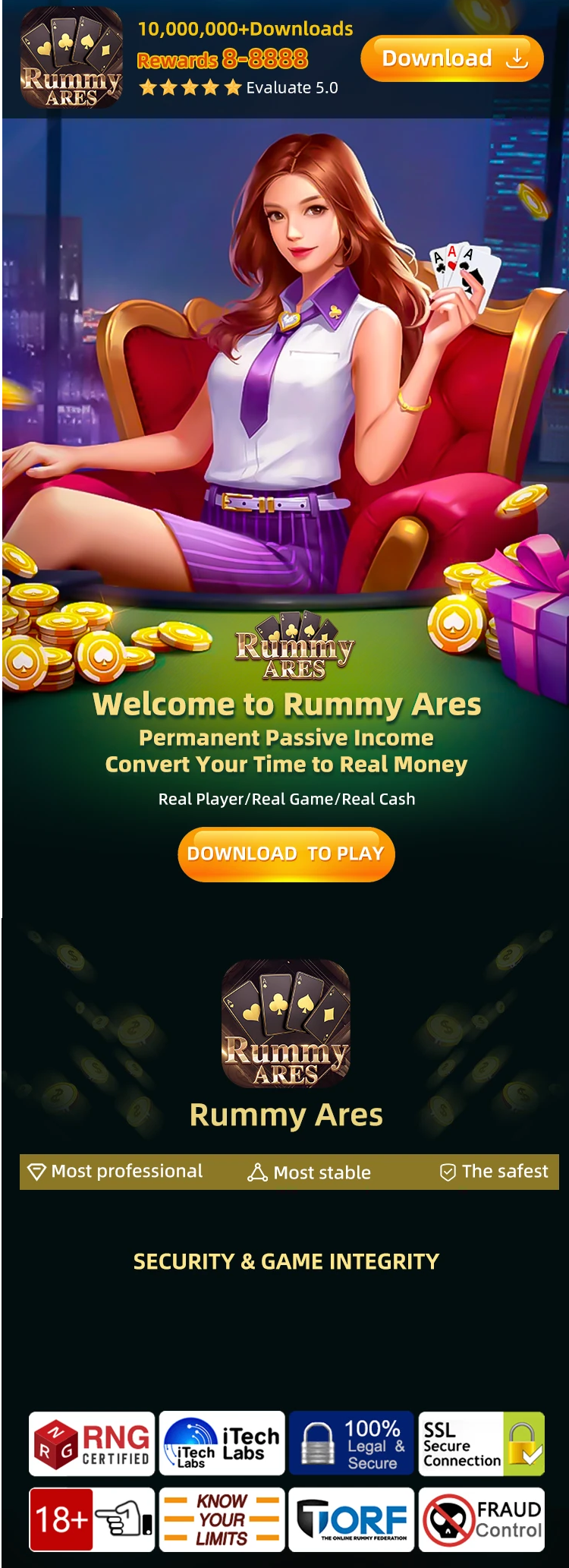 Rummy Ares APK download and app access guide